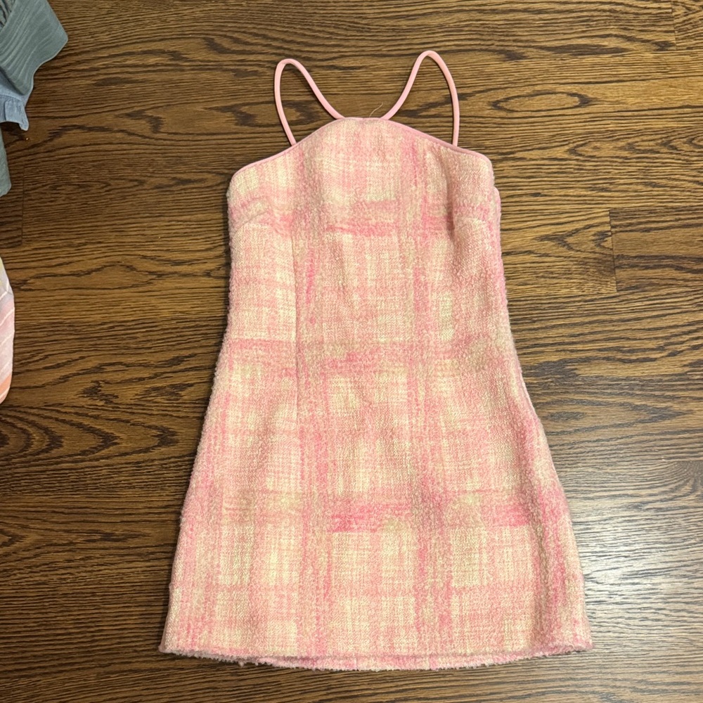 Adorable LSF Tweed Mini Dress